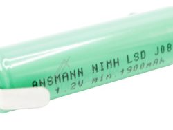 MAXE 5035371-01 ANSMANN FLATTOP 1,2V 1900MAH AA NIMH AKKU MIT Z-LÖTFAHNE