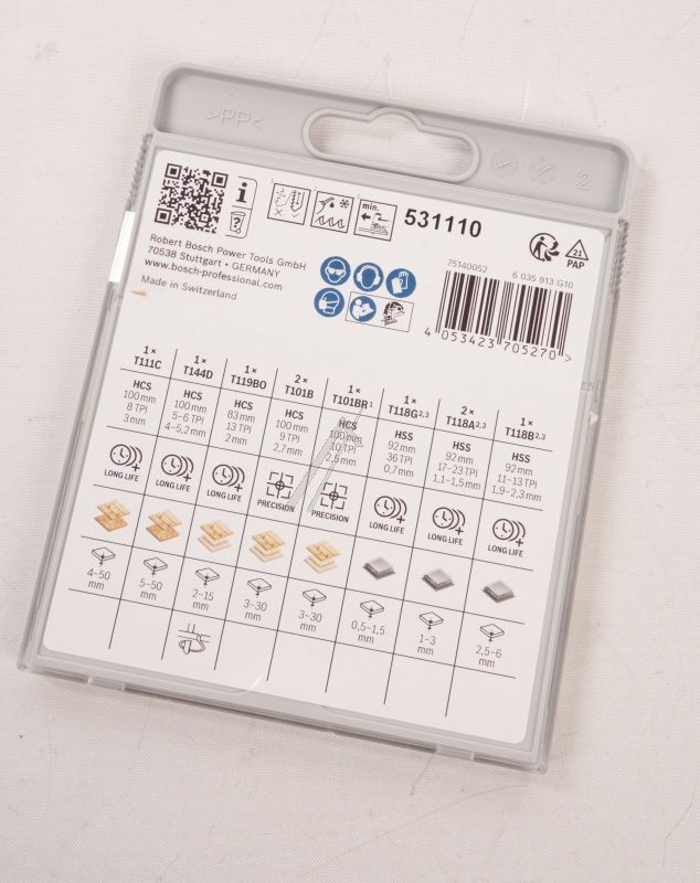 2607012073 STICHSÄGEBLATT-SET MULTI-MATERIAL,10ST