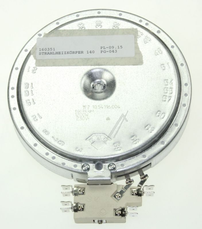 10.54116.004 160351 STRAHLHEIZKÖRPER 145MM 230V