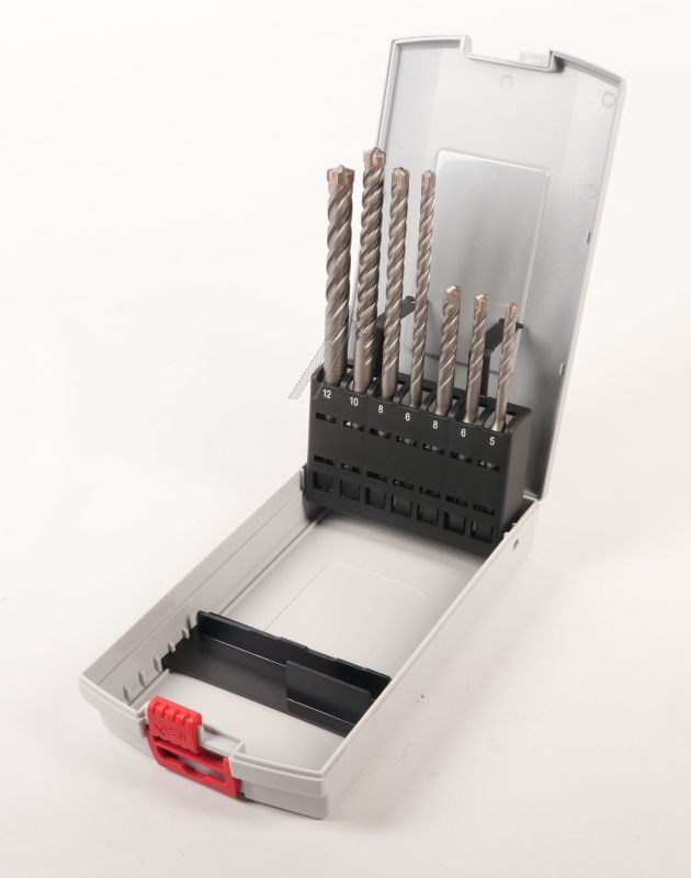2608707246 PRO SDS-PLUS-5X BOHRERSET, 5-12MM, 7-TLG. 5X 7PCS CAS HAMMERBOHRER SDS-PLUS