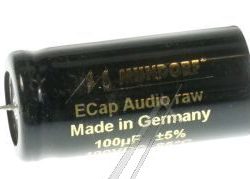 100UF-100V ECAP100-100 AUDIO ELEKTROLITSKI KONDENZATOR AKSIJALNI 85°C 18X39 MM BIPOLARNI RAU