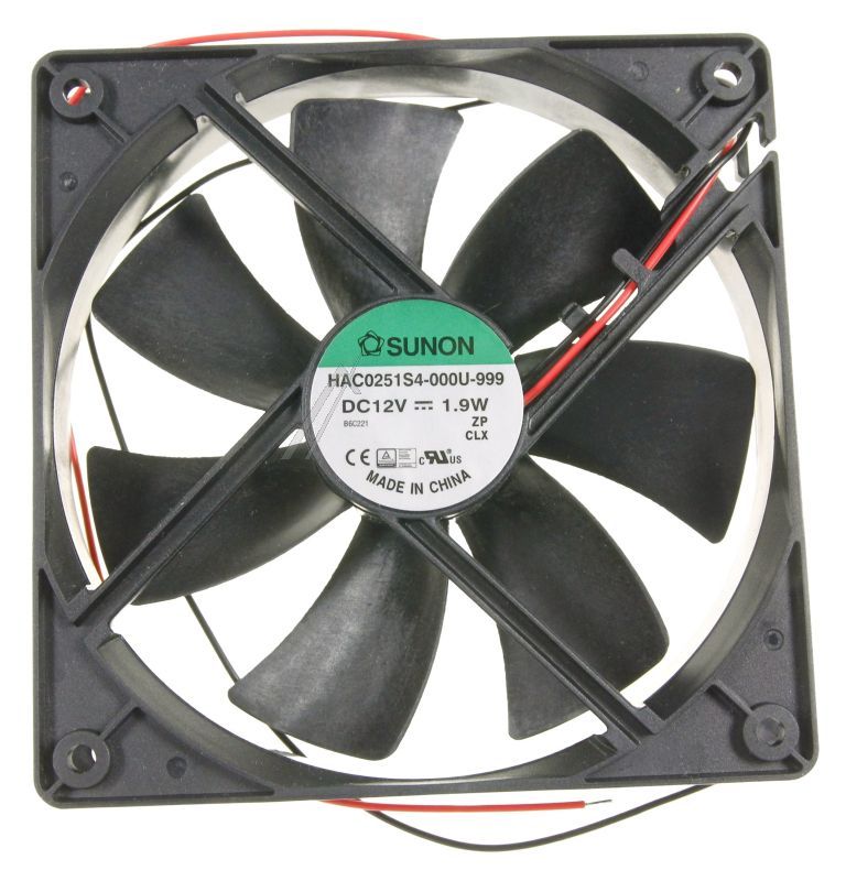 HAC0251S4-000U-999 LÜFTER,  120X120X25MM,  AXIAL,  12V/ DC