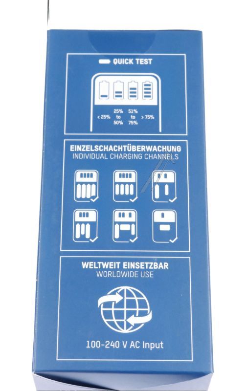 COMFORT PLUS 1001-0094 NIMH-SCHNELLLADER FÜR 1-4X AAA/ AA ODER 1-2X AAA/ AA UND 1X 9V-BLOCK