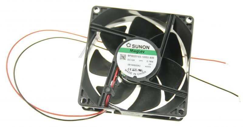MF80251V3-1000U-A99 LÜFTER 12V/ DC 80X80X25MM VAPO ROHS