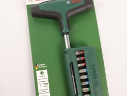 1600A039J3 SCHRAUBENDREHER SET MIT QUERGRIFF BITHALTER FÜR STANDARD-BITS 6,3 MM (1/ 4″) INKL. 18 BITS IM MAGAZIN