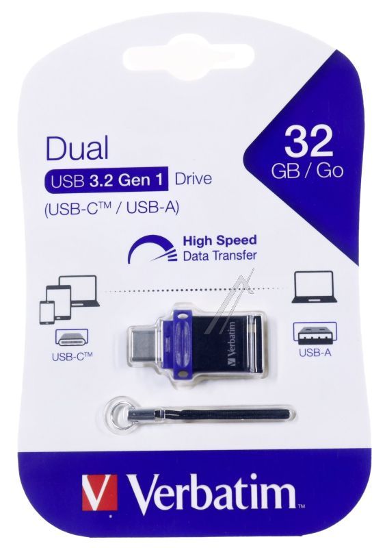 49966 STORE N GO DUAL DRIVE USB 3.0/ USB C 32GB