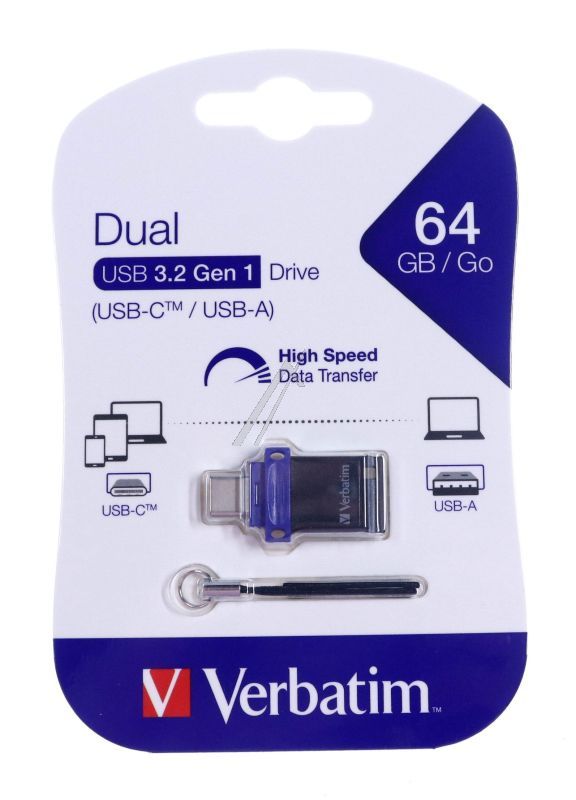 49967 MEMORIJSKA KARTICA STORE  N  GO DUAL DRIVE USB 3.0/ USB C 64GB