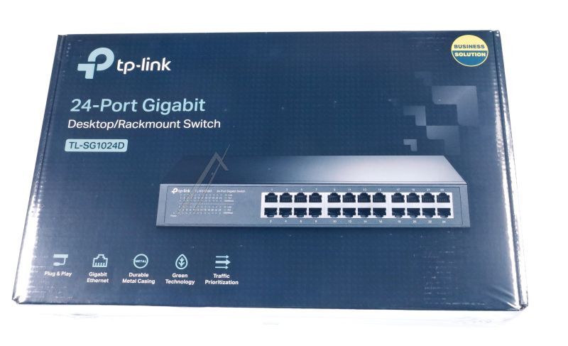 TL-SG1024D GIGABIT ETHERNET SWITCH, 24 PORT, DESKTOP/ RACK
