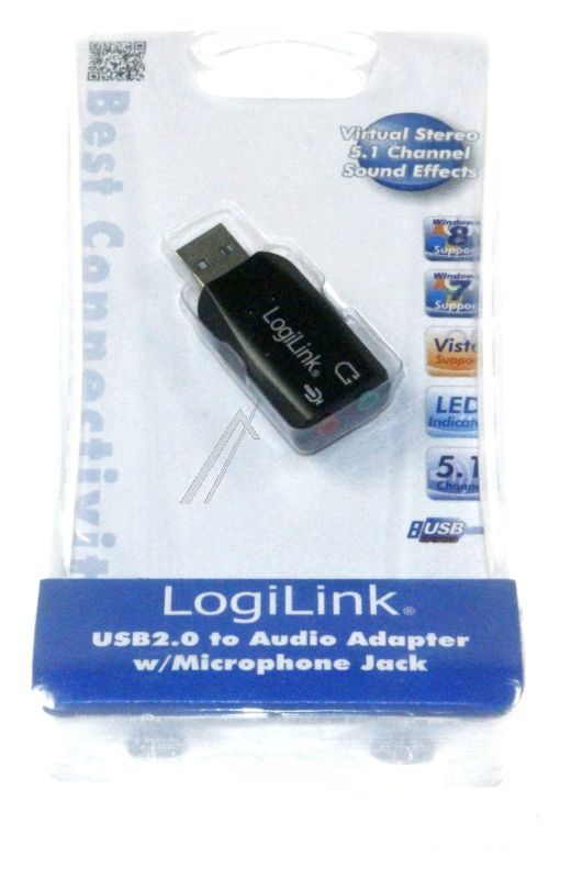UA0053 USB2.0 SOUNDKARTE 5.1 VIRTUAL 3D SOUNDEFFEKT
