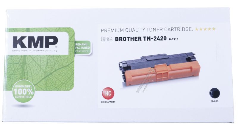 1267,3000 B-T116 TONERKARTUSCHE, SCHWARZ, 3K