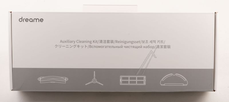 RAK25 20010100000702 1 HAUPTBÜRSTE 2 SEITENBÜRSTEN 3 STAUBBEHÄLTERFILTER 3 WASCHFREIE WISCHPAD-PAARE