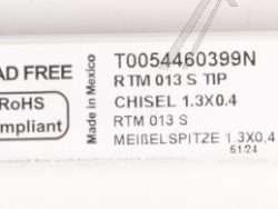 RT3 T0054460399N LÖTSPITZE MEISSELSPITZE 1,3X0,4MM