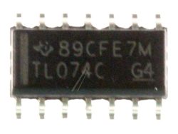 TL074CD IC OPERATIONSVERSTÄRKER, SMD SOIC-14