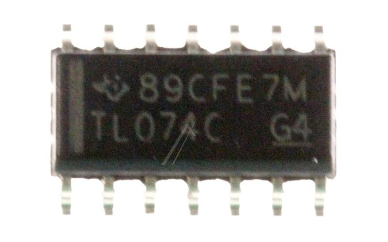 TL074CD IC OPERATIONSVERSTÄRKER, SMD SOIC-14