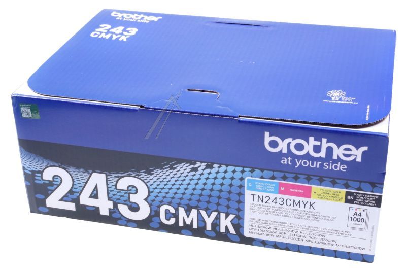 TN-243CMYK TONERKARTUSCHE MULTIPACK CMYK JE 1K