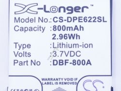 3,7V-800MAH LI-ION PHONE AKKU FÜR DORO