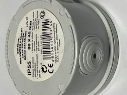 120315 FEUCHTRAUM-ABZWEIGDOSE IP55 Ø80MM X 40MM
