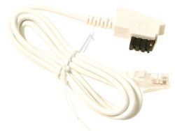 TAE-F ADAPTERKABEL, RJ-45, 8/ 2, WEISS, 1,5M
