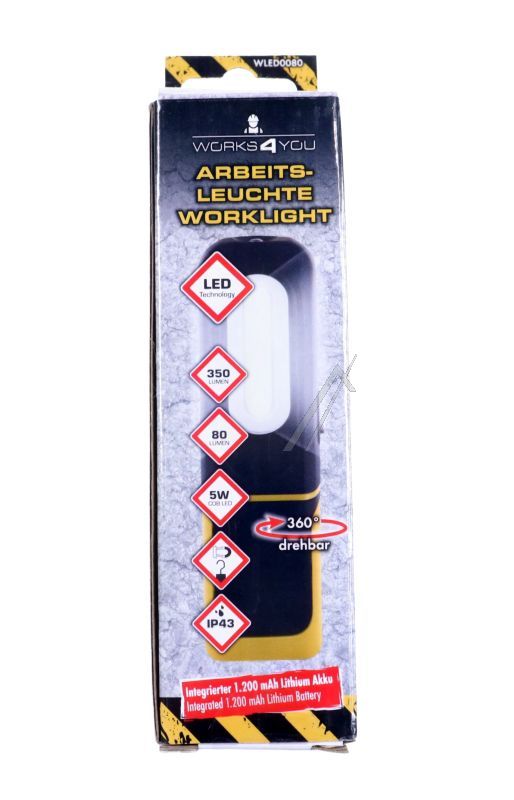 WLED0080 AKKU LED ARBEITSLEUCHTE