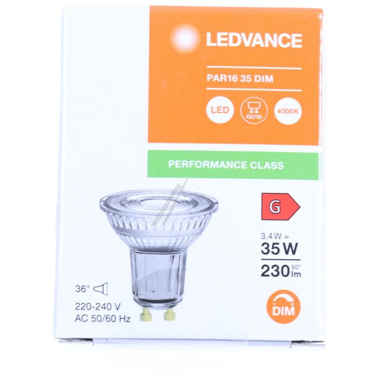 LED PAR163536 D LED PAR16 DIM P 3.4W 940 GU10