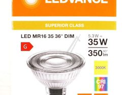LED MR163536 5. LED MR16 DIM S 6.3W 930 GU5.3