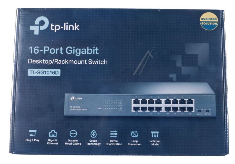 TL-SG1016D GIGABIT ETHERNET SWITCH 16 PORT DESKTOP/ RACK