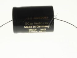 680UF-63V ECAP63-680 AUDIO ELKO AXIAL 85° 25X38MM BIPOLAR RAU
