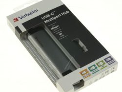 49141 USB-C-HUB 4-IN-1: 2× USB-A 2.0, HDMI, LAN (RJ45)