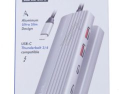 UA0413 USB-C-HUB 4-PORT: 2 X USB-A 3.2 GEN2, 2 X USB-C 3.2 GEN2