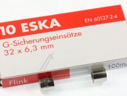 0,1A-F US-FEINSICHERUNG 6,3X32 INHALT:10STK