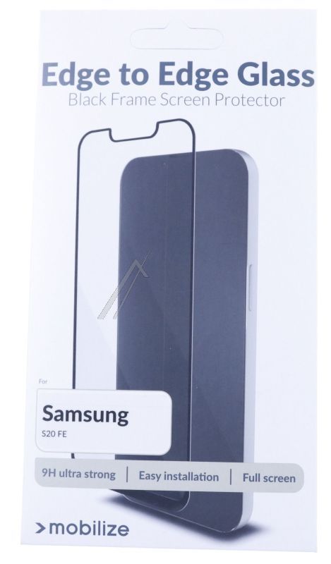 54549 MOBILIZE GLASS SCREEN PROTECTOR SCHWARZER RAHMEN SAMSUNG GALAXY S20 FE