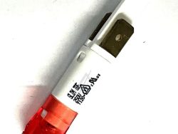 KONTROLLLAMPE ROT, DURCHM.9MM, 2 ANSCHLÜSSE, OHNE KABEL