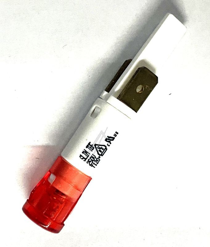 KONTROLLLAMPE ROT, DURCHM.9MM, 2 ANSCHLÜSSE, OHNE KABEL