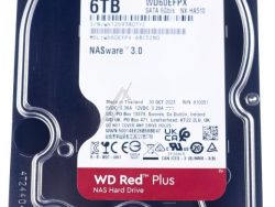 WD60EFPX WD RED PLUS 6TB SATA 6GB/ S 8,9CM 3,5ZOLL 258MB CACHE INTERNE HDD BULK