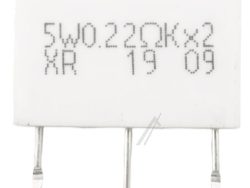5W0,22RKX2 943129501170S OTPORNIK CEMENTNI 5W 0.22 Ω X2