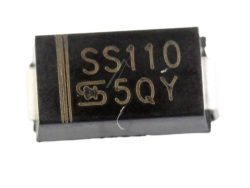 100V-1A SS110 SMD-SCHOTTKY-DIODE,  DO-214AC/ SMA