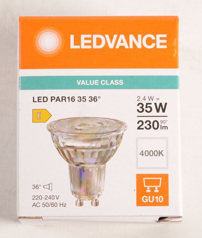 LED PAR163536 2.4W LED PAR163536 2.4W 840 GU10 P LEDV