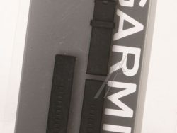 010-13256-21 GARMIN ERSATZARMBAND (22MM), SILIKON SCHWARZ/ SCHIEFERGRAU