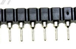 SIL-20 W35520TRC BUCHSENLEISTE 20-POLIG 1-REIHIG RASTER 2.54MM