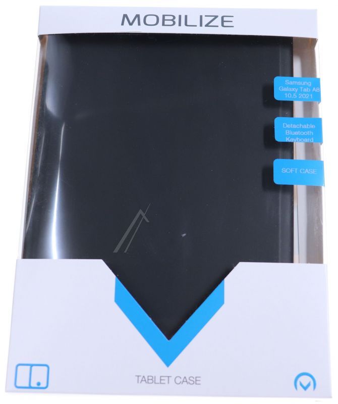 28097 MOBILIZE ABNEHMBARE BLUETOOTH-TASTATURHÜLLE SAMSUNG GALAXY TAB A8 10.5 2021 SCHWARZ AZERTY