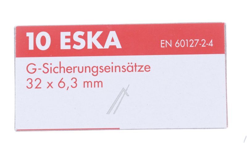 0,315A-F US-FEINSICHERUNG 6,3X32 INHALT:10STK. -ROHS-KONFORM-