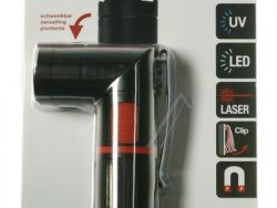 SB24670 41286 TASCHENLAMPE MIT LED,  LASER UND UV-LICHT 24670