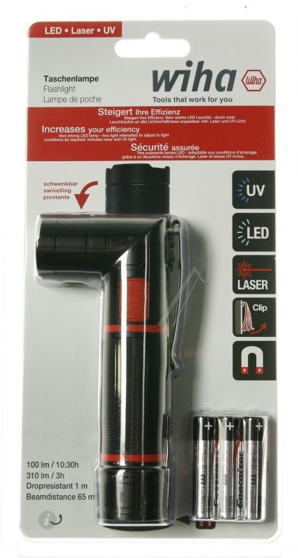 SB24670 41286 TASCHENLAMPE MIT LED,  LASER UND UV-LICHT 24670