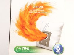 AIR20 KLEENAIR PREMIUM MICROFLIES-STAUBBEUTEL 6 STÜCK 5-LAGIG ALTERNATIV FÜR PHILIPS /  ELECTROLUX S-BAG®