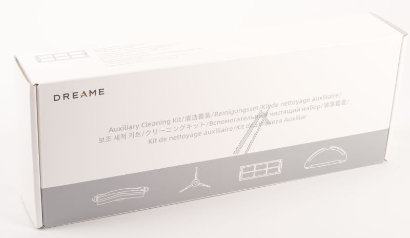 RAK25 20010100000908 1 HAUPTBÜRSTE 2 SEITENBÜRSTEN 3 STAUBBEHÄLTERFILTER 3 WASCHFREIE WISCHPAD-PAARE