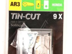 AR 3 TIN-CUT 1111-H5-1009 ERSATZKLINGEN MADE IN GERMANY PASSEND FÜR HONDA MIIMO MÄHROBOTER, 9 STÜCK