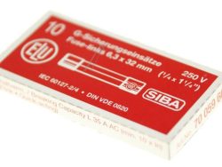 12,5A-F 189000.12,5 US-FEINSICHERUNG 6,3X32 INHALT:10STK. -ROHS-KONFORM-