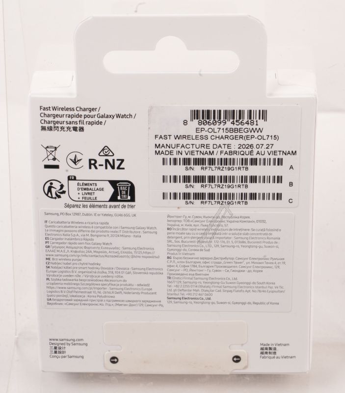 EP-OL715BBEGWW SAMSUNG FAST WIRELESS CHARGER EP-OL715, SCHWARZ