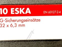 1,25A-F 250V 632.618 US-FEINSICHERUNG 6,3X32 INHALT:10STK. -ROHS-KONFORM-