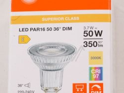 LED PAR165036 DIM 3.7W LED PAR165036 DIM 3.7W 930 GU10 S LEDV